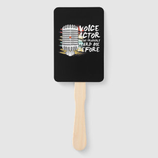 Voice Actor Before Hand Fan