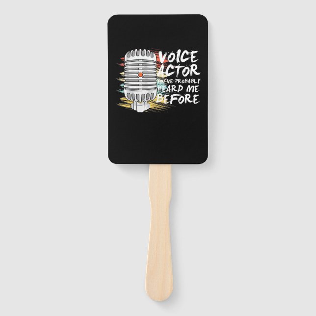 Voice Actor Before Hand Fan (Front)