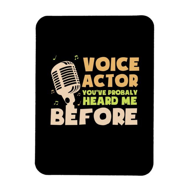 Voice Actor Magnet (Vertical)