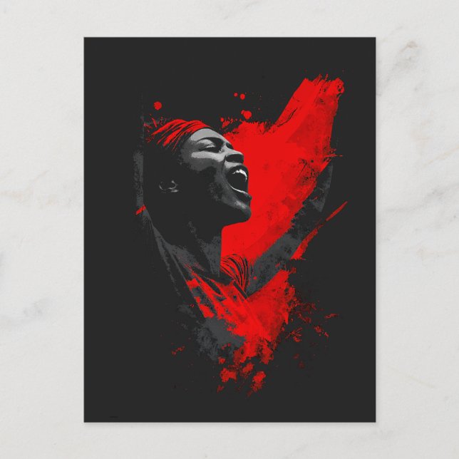 Voice in Red Postcard (Front)