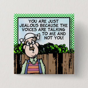 Voices 2 Inch Square Button