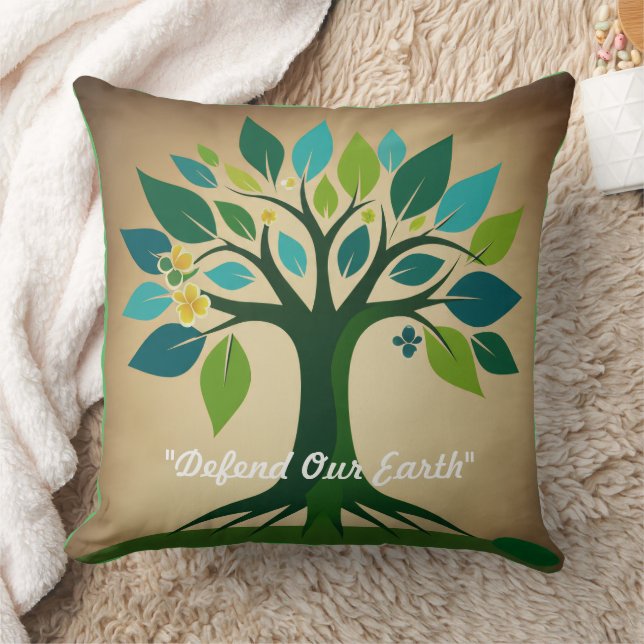 "Voices Of Nature" Throw Pillow (Blanket)