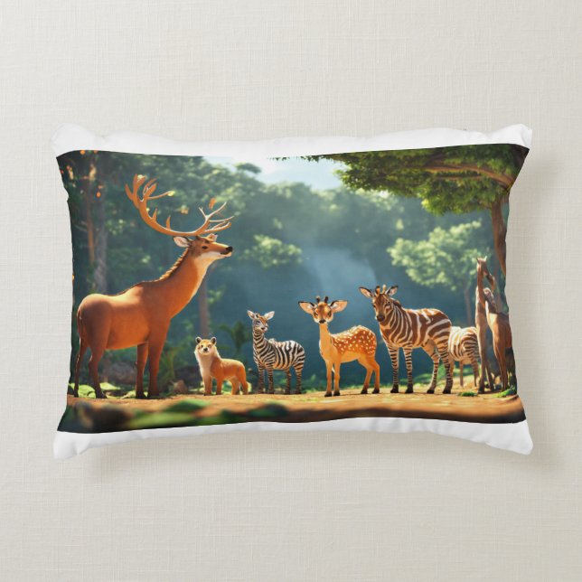 Voices of the Wild Accent Pillow (Front)