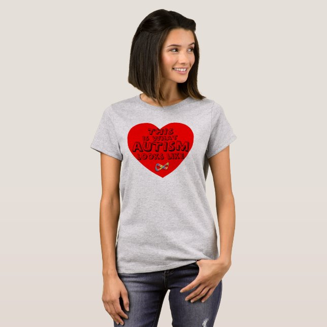Voici à quoi ressemble AUTISM - T-Shirt (Devant entier)