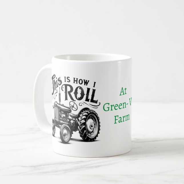 Voici comment je fais rouler la tasse de tracteur  (Devant gauche)