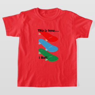Voici comment je roule Design - T-shirt de base po