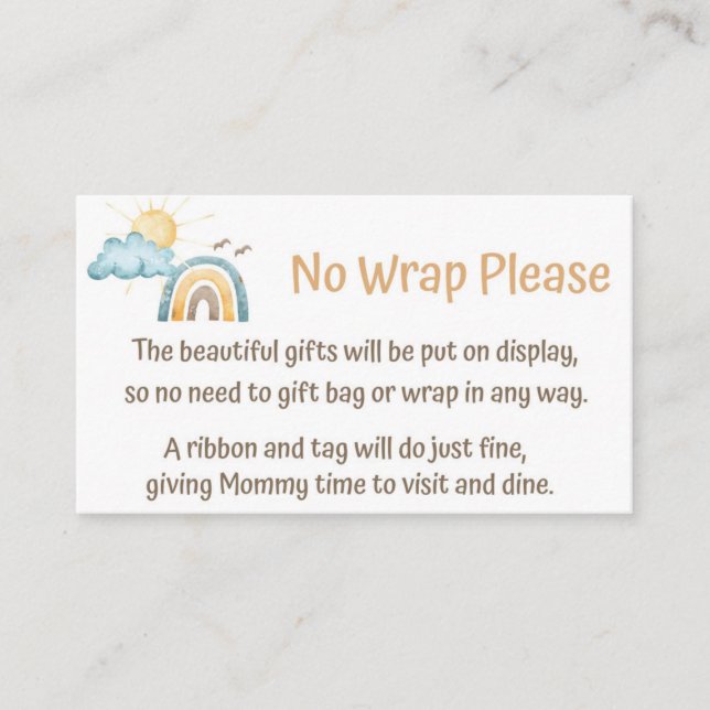 Voici La Carte Display Son No Wrap (Devant)