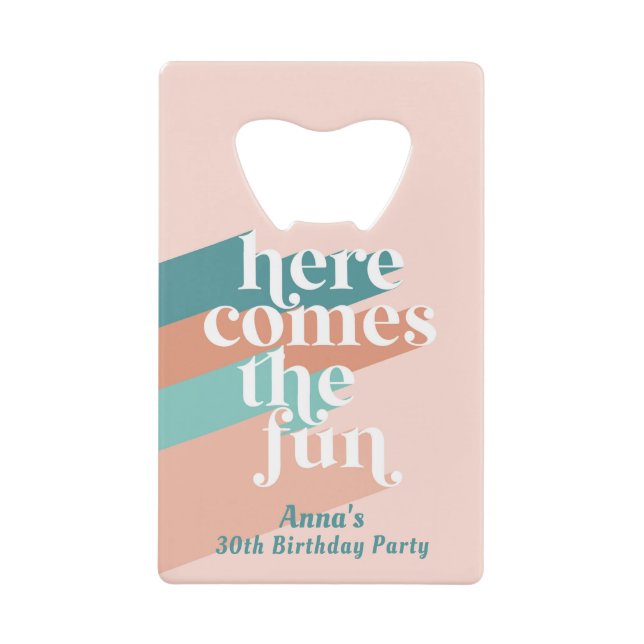 Voici la Fun 30th Birthday Favor (Devant)