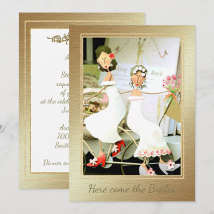 Voici le Faire-part de mariage des Brides