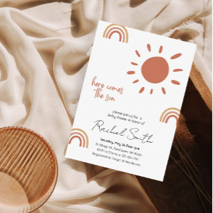 voici le fils baby shower Invitation