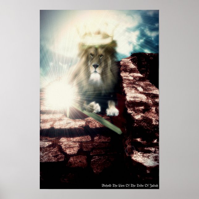 Voici Le Lion De La Tribu De Juda Poster (Devant)