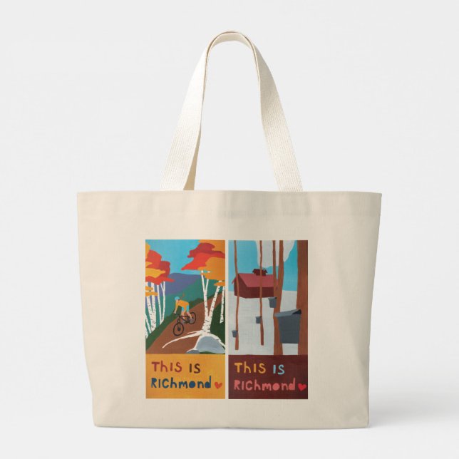 Voici le Sac fourre-tout Richmond (Conception #2) (Dos)