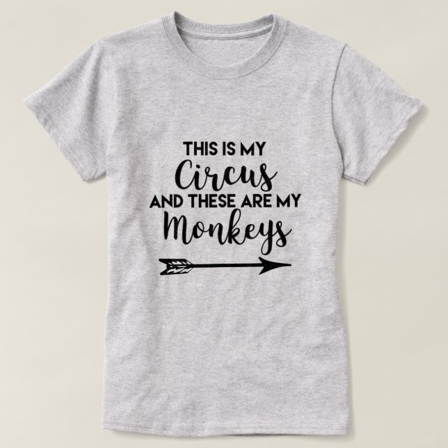 Voici le T-shirt féminin My Circus (Design devant)
