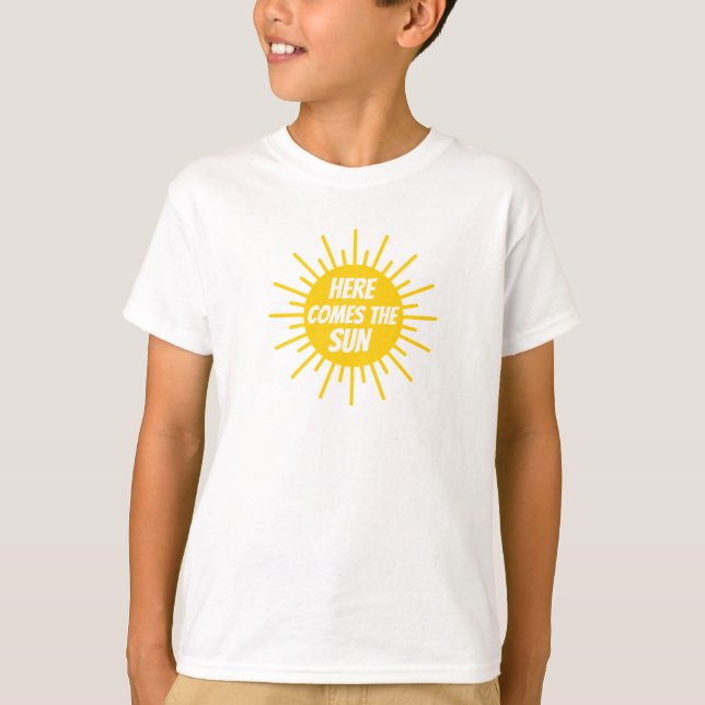 Voici Le T-Shirt Soleil (Devant)