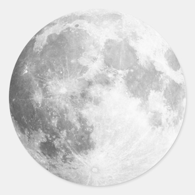Voici Les Stickers Lune / Pleine lune (Devant)