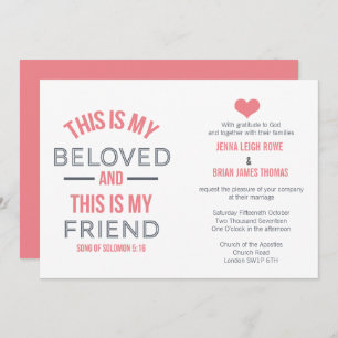 Voici ma Faire-part de mariage bien-aimée