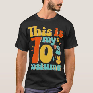 Voici Mon T-shirt les années 70 Costume Hippie Sty