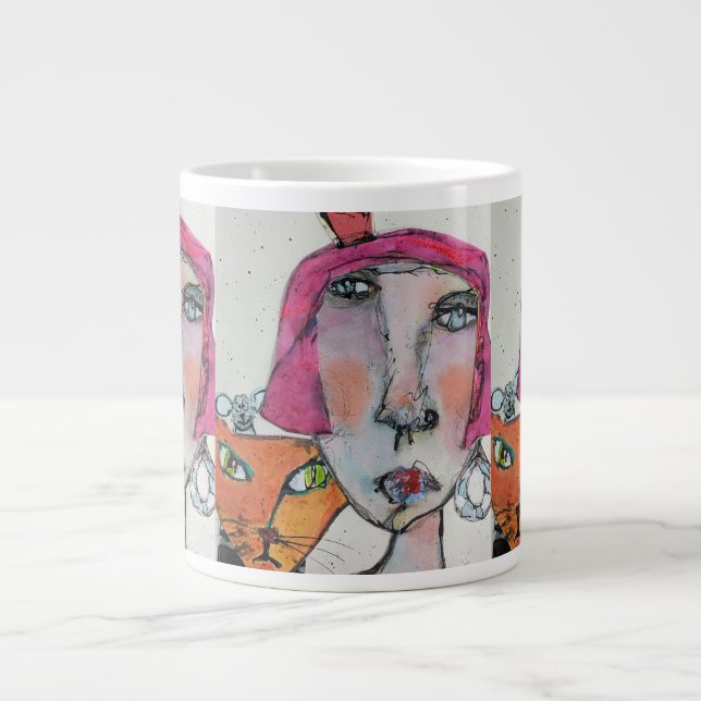 Voici Tom et Jerry Jumbo Mug (Devant)