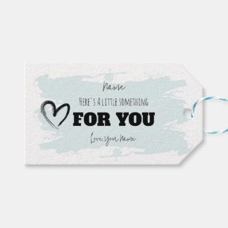 Voici une petite étiquette de cadeau "Quelque chos