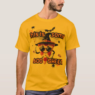Voici une petite feuille de livre - T-shirt Pizza