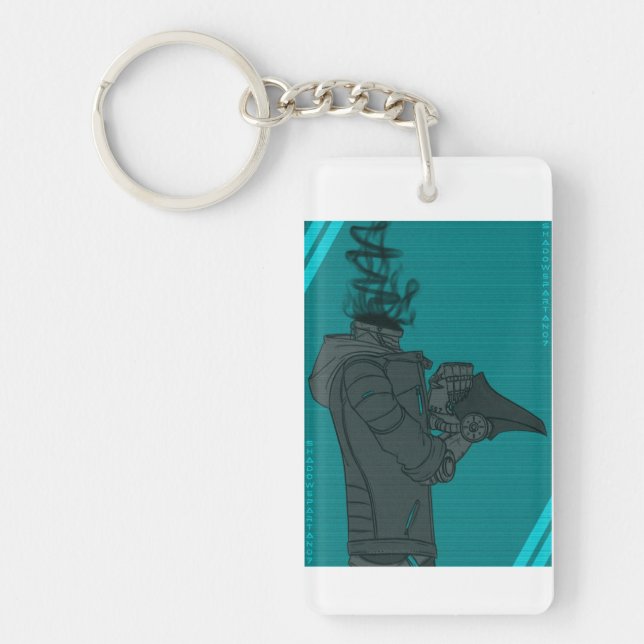 Void Inside. Swab. Commit. Save a Life Keychain (Front)