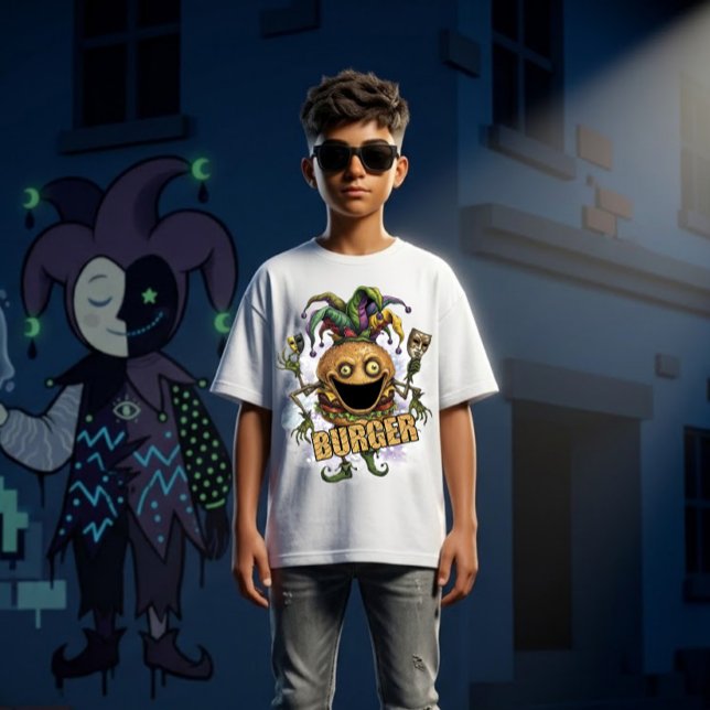 Void Jester Friend Burger T-Shirt (Creator Uploaded)