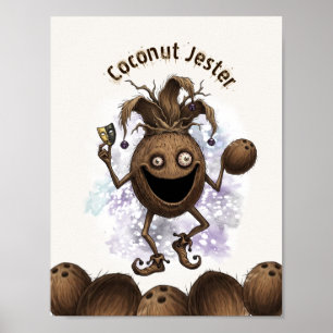 Void Jester Friend Coconut Poster