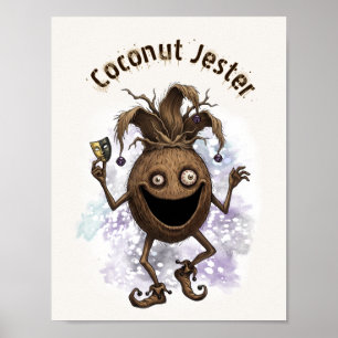 Void Jester Friend Coconut Poster