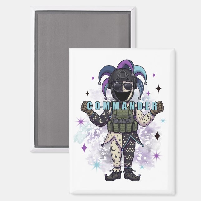 Void Jester Friend Commander Magnet (Front/Back)