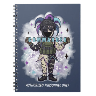 Void Jester Friend Commander Notebook