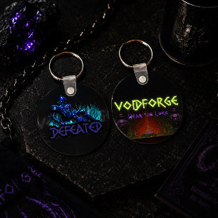 VoidForge "Defeated" Dark Fantasy Fallen Knight Keychain