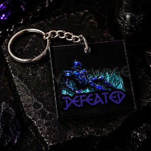 VoidForge "Defeated" Dark Fantasy Fallen Knight Keychain