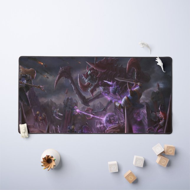 Void's Terror Gaming Desk Mat | Abyss Monster (Kids Table)