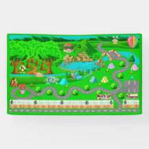 Voies de camping pour voitures 3x5 Bannière