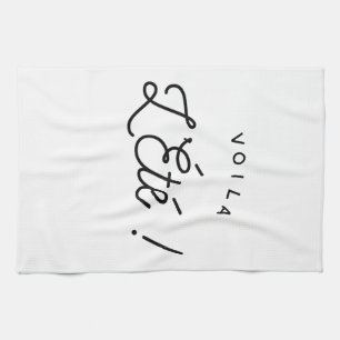 voilà l'été kitchen towel