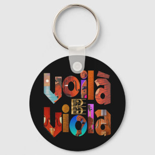 Voilà Viola! Keychain
