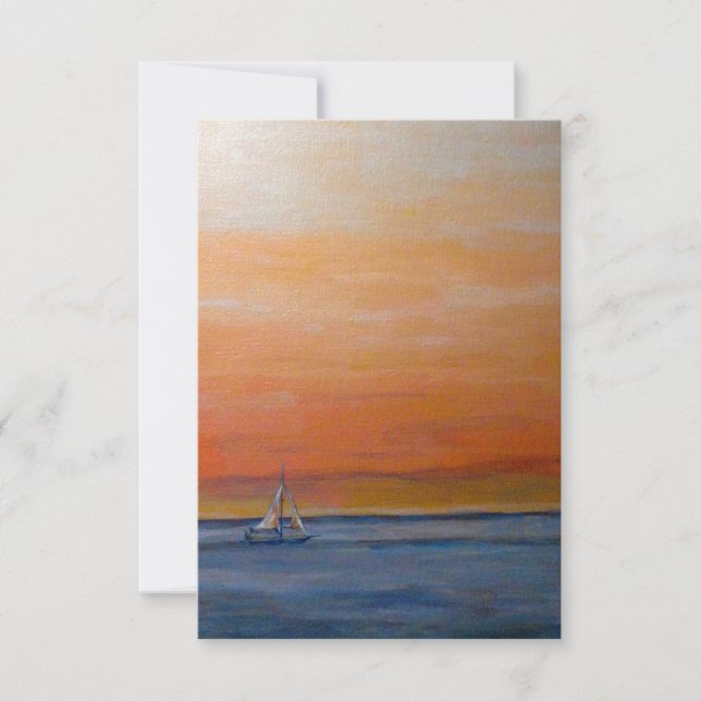 Voile Le long de 3,5 x 5 Cartes pour notes (Devant)