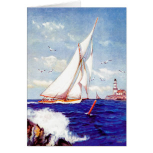 Voile Par le phare par Albert B. Marques