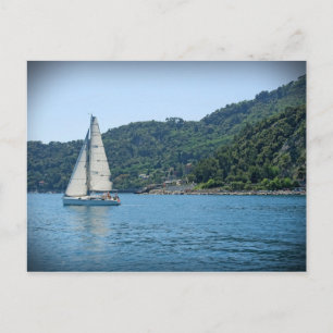 Voile Riviera italienne - Portofino - Carte postal