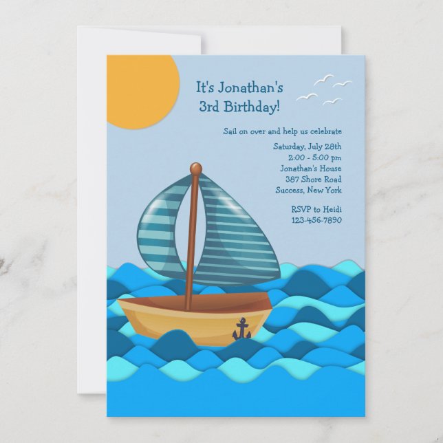 Voile sur invitation (Devant)