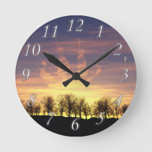 Voilier la nuit Sky Horloge