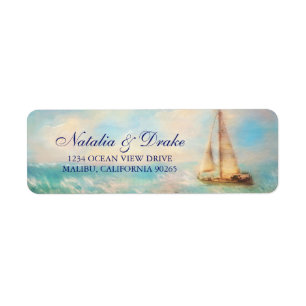 Voilier & Mer Adresse de retour du Mariage nauti