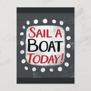 Voilier Un Bateau Aujourd'Hui Carte Postale