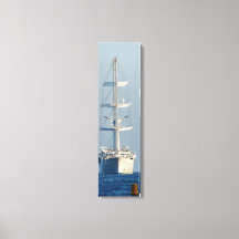 Voilier Vue frontale Toile Art