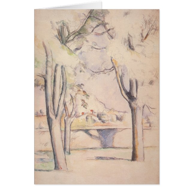 Voir à travers les arbres par Paul Cezanne, Art Vi (Devant)