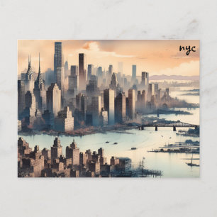voir acheter carte nyc masse cartes postales