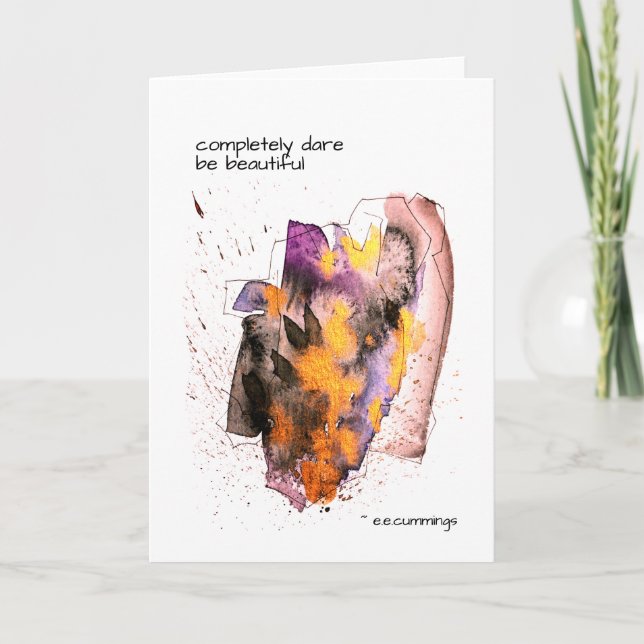 Voir cummings complètement oser Citer carte blanch (Devant)