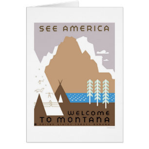 Voir le Montana et l'Amérique WPA 1938