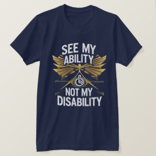 Voir Ma Capacité - Habilitation T-shirt Design
