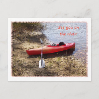 Voir sur la carte postale de la rivière